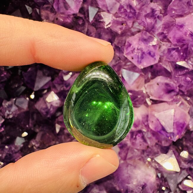 Gaia Stone (Helenite) - Tumbled