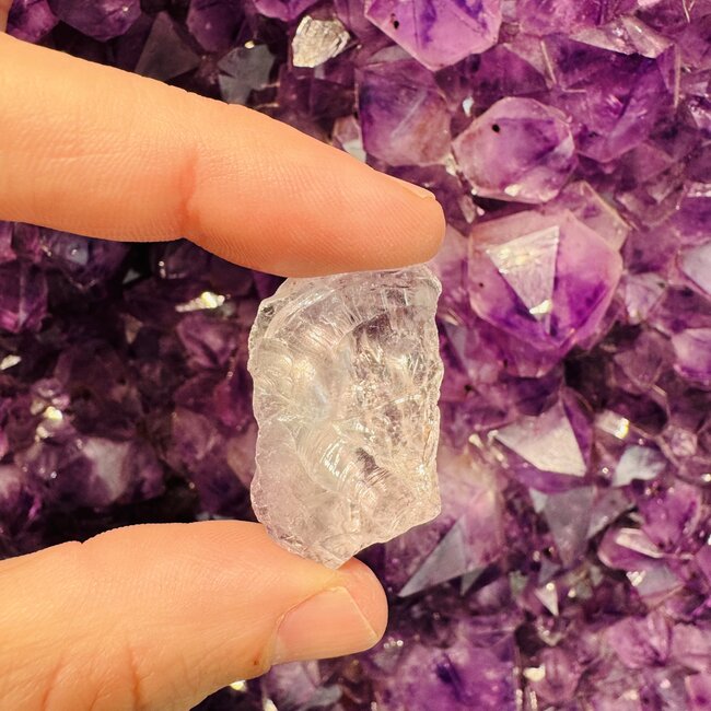 Rose de France Amethyst - Rough Raw Natural