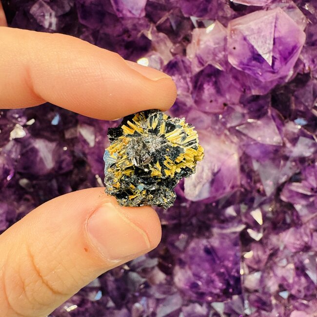 Rutile on Hematite - Rough Raw Natural