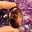 Star Red Garnet Palm Pillow Pocket Stone - Large