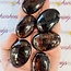 Star Red Garnet Palm Pillow Pocket Stone - Large