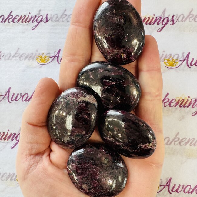 Garnet (AAA) Palm Pillow Pocket Stone