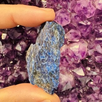 Blue Richterite (Blue Sugilite) (Large - Famous Wessels Mine) - Rough Raw Natural