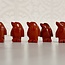 Red Jasper Penguin Figurine - 1" Animal, Carving, Statue