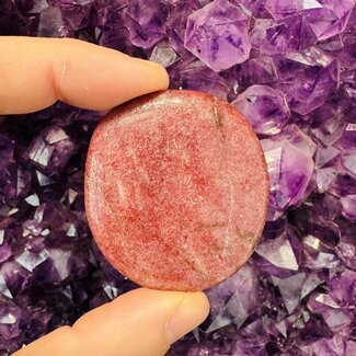 Thulite Flat Stone