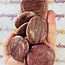 Pink Thulite Flat Stone - Slice Slab