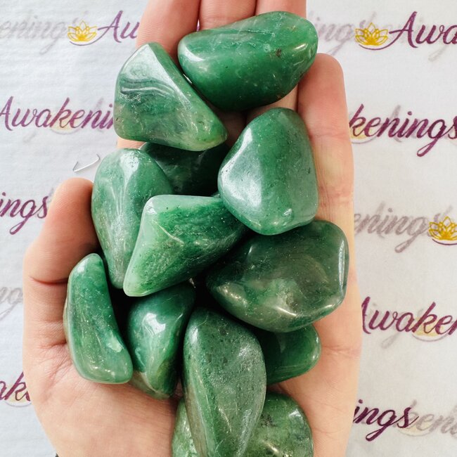 Green Tanzberry Quartz - Tumbled