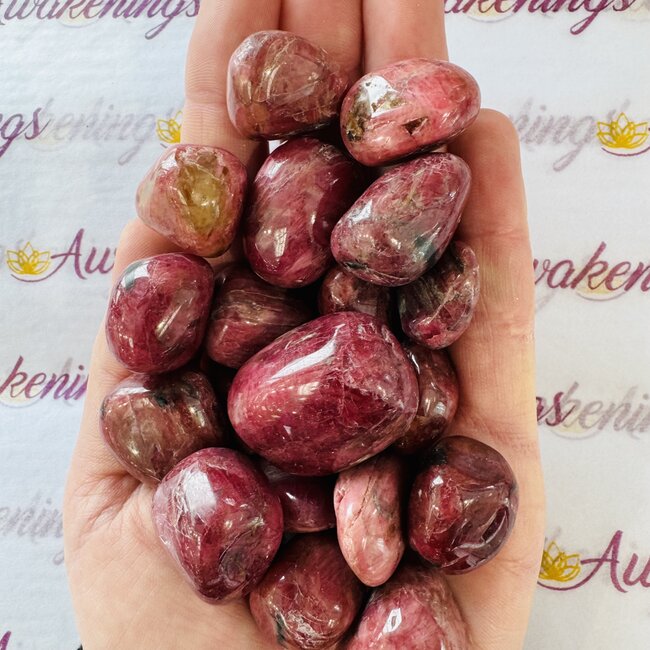 Rhodonite (High Grade) - Tumbled