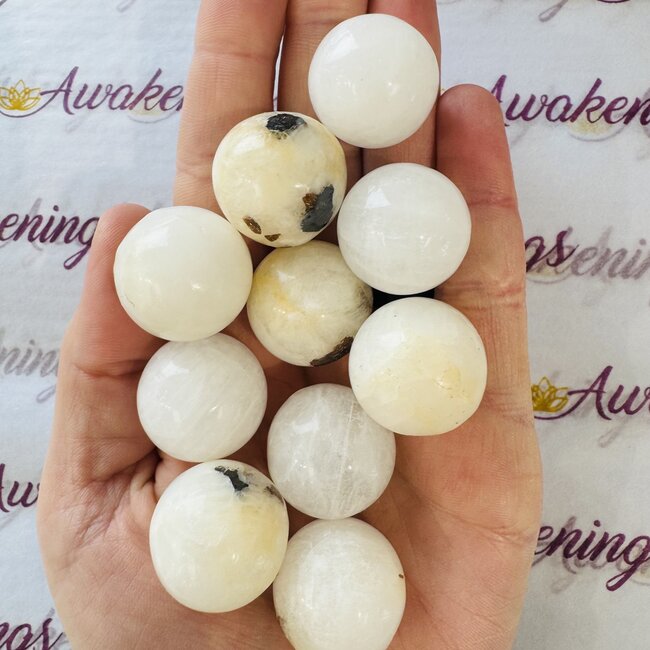 Cryolite & Siderite Sphere Orb - 24mm