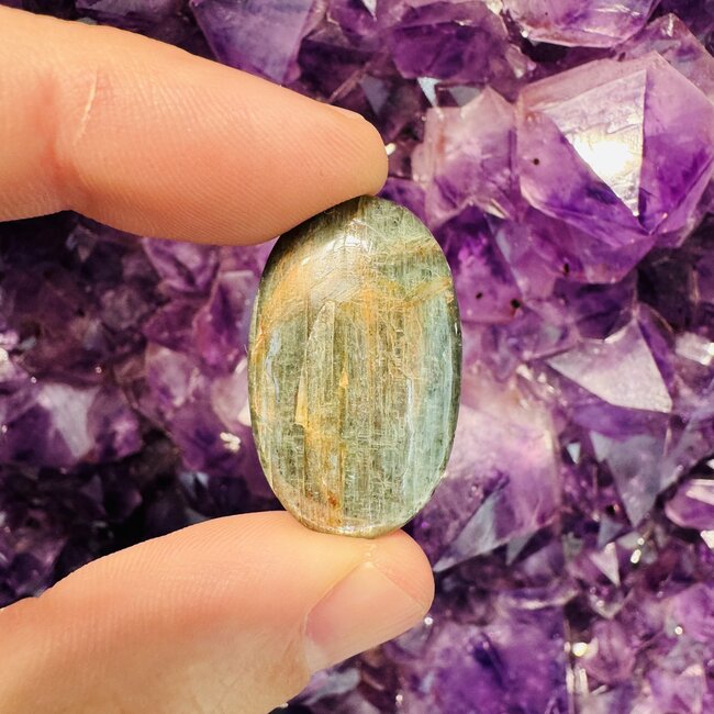 Green Kyanite (AAA Grade) - Tumbled Smooth