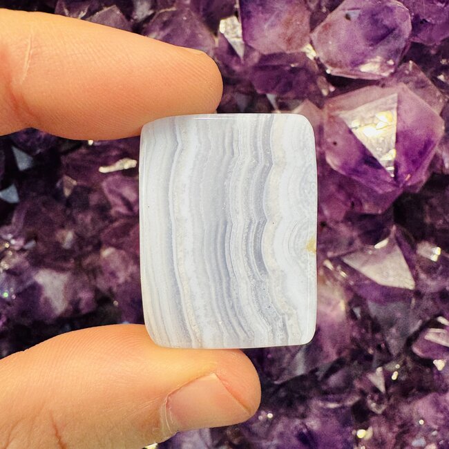 Blue Lace Agate Slice (High Grade)