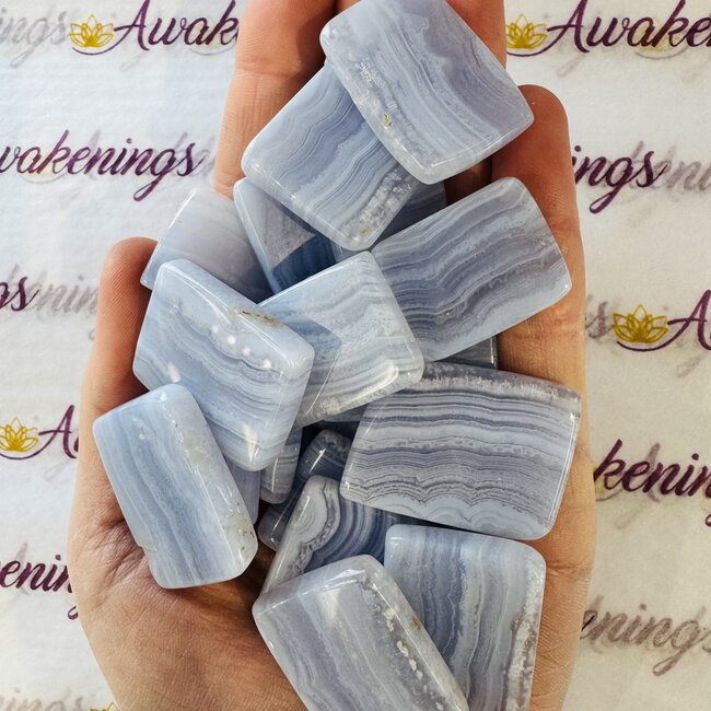 Blue Lace Agate Slice (High Grade)