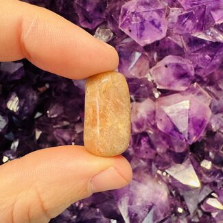 Golden Feldspar (AAA Grade) - Tumbled