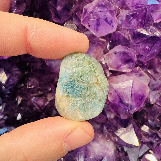 Chrysocolla Fusion Quartz - Tumbled