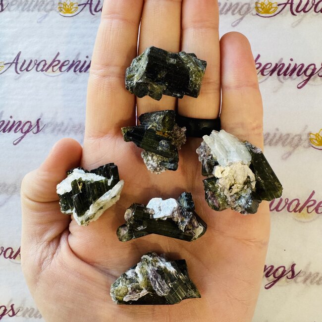 Green Watermelon Tourmaline Cluster (Zambia)
