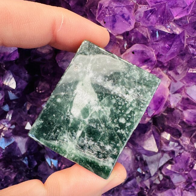 Guatamalan Jade Slice Cubes - Large