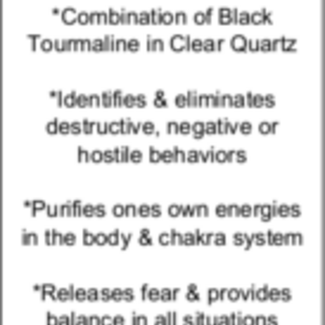 Tourmalated Quartz (AAA Grade) Palm Pillow Pocket Stones