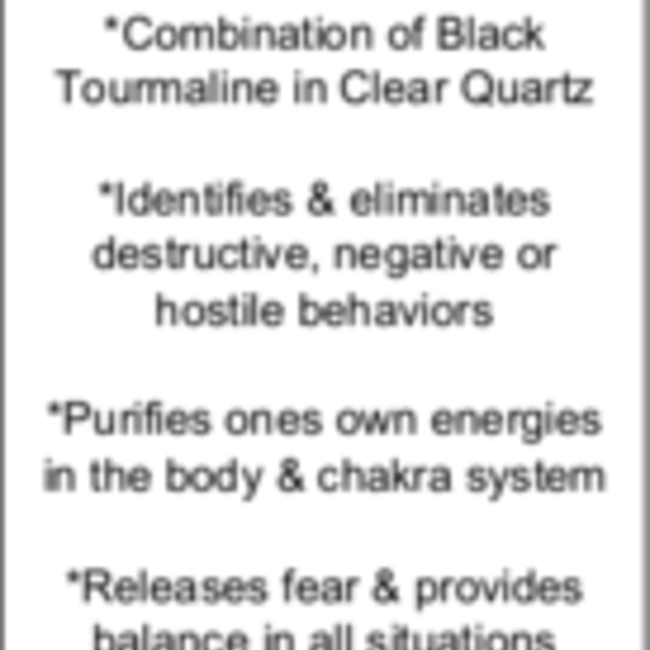 Tourmalated Quartz (AAA Grade) Palm Pillow Pocket Stones