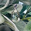 Prasiolite (Green Amethyst) Pendants - Oval Faceted Bezel Set - Sterling Silver