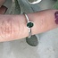 Emerald Rings - Size 9 Oval Faceted Bezel Set - Sterling Silver