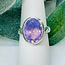 Lavender (Purple) Quartz Rings - Size 8 Oval Bezel Set - Sterling Silver