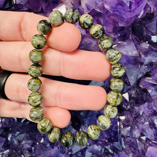 Green Tourmaline (Cat's Eye) Bracelets - 8mm