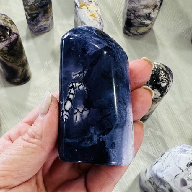 Tiffany Stone (Bertrandite) Free Form - 201.1 grams (7oz) Specimen Display