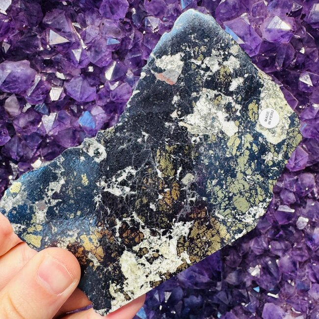 Covellite Slice Slab