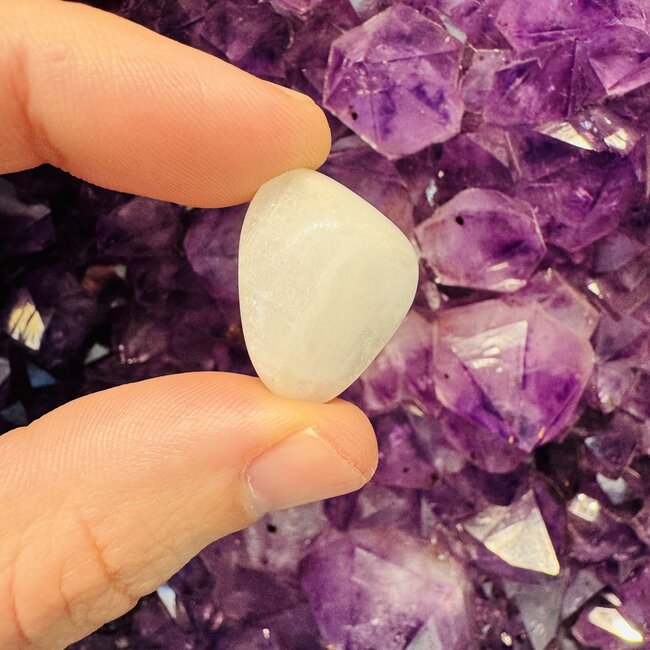 White Cryolite - Tumbled