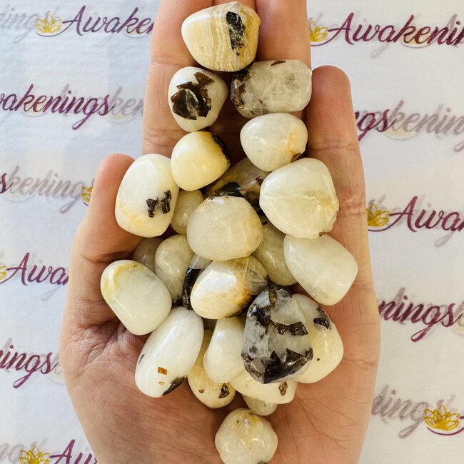 Cryolite & Siderite - Tumbled