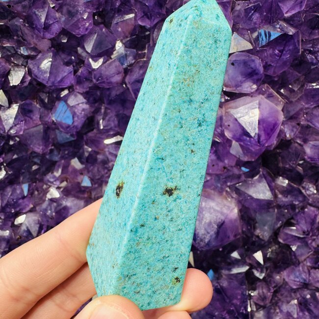 Peruvian Chrysocolla Tower - 4-5"