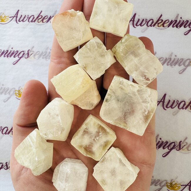 Light Green Apophyllite - Polished Rough Raw Natural