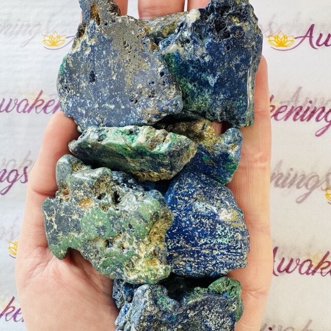 Azurite Malachite Flats Slabs Slices