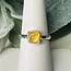 Imperial Topaz Rings - Size 8 Square Bezel Set - Sterling Silver