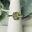 Moldavite Rings - Size 7 Rough #1 Bezel Set - Sterling Silver Raw Natural