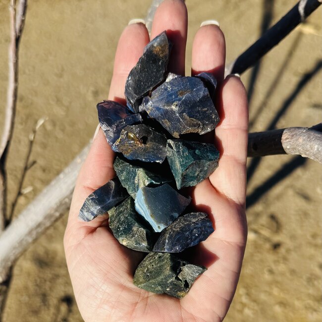 Civil War Slag Glass (Michigan) - Rough Raw Natural