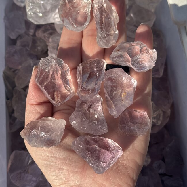 Rose de France Amethyst - Rough Raw Natural
