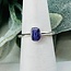 Charoite Rings - Size 6 #2 Rough Raw Natural Stackable - Bezel Set Sterling Silver