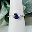 Charoite Rings - Size 7 #3 Rough Raw Natural Stackable - Bezel Set Sterling Silver
