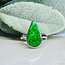 Maw Sit Sit Rings - Size 6 Teardrop Pear Bezel Set - Sterling Silver