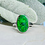 Maw Sit Sit Rings - Size 8 Oval Bezel Set - Sterling Silver