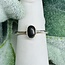 Shungite Rings - Size 7 Oval Bezel Set - Sterling Silver EMF 5G