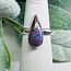 Sugilite & Bustamite Rings - Size 6 Teardrop Pear Bezel Set - Sterling Silver