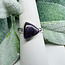 Sugilite Rings - Size 7 Triangle Bezel Set - Sterling Silver