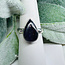 Sugilite Rings - Size 8 Teardrop Pear Bezel Set - Sterling Silver
