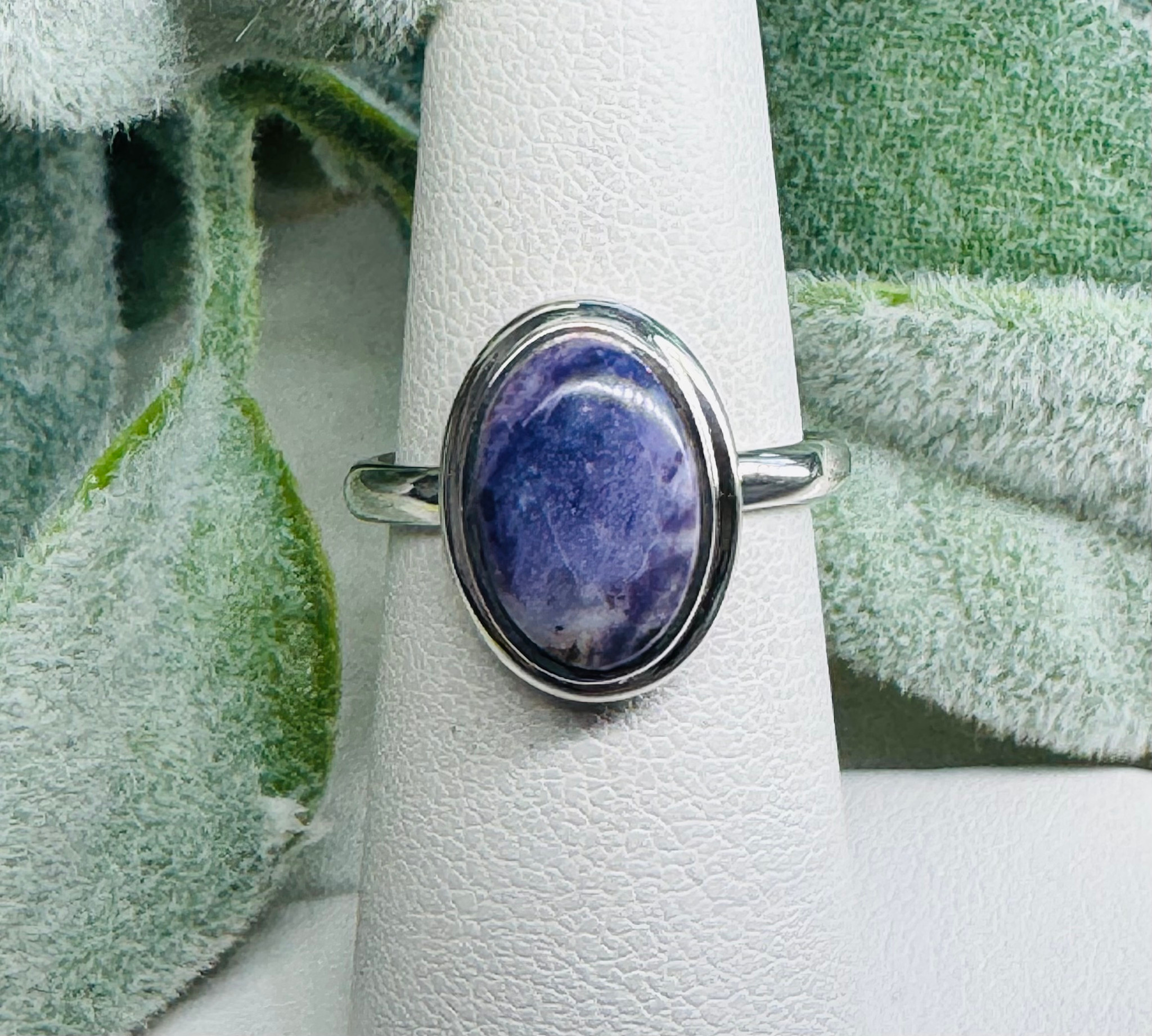 Tiffany Stone Rings Size Oval Raised Bezel Set Sterling