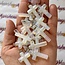 Opalite Pendants - Cross - Silver Plated