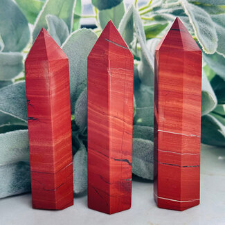Red (Chestnut) Jasper Towers Points Generators - Large (3 - 5")