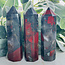 Bloodstone Blood Stone (Seftonite Heliotrope) Towers Points Generators - Large (3-5")