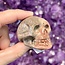 Agate Skull - Medium 2" Carving